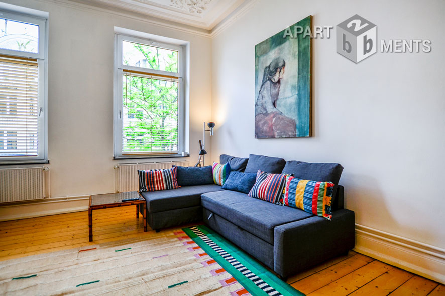 Möblierte 3-Zimmer-Wohnung in Köln-Neustadt-Süd