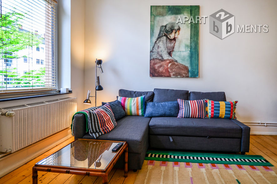 Möblierte 3-Zimmer-Wohnung in Köln-Neustadt-Süd