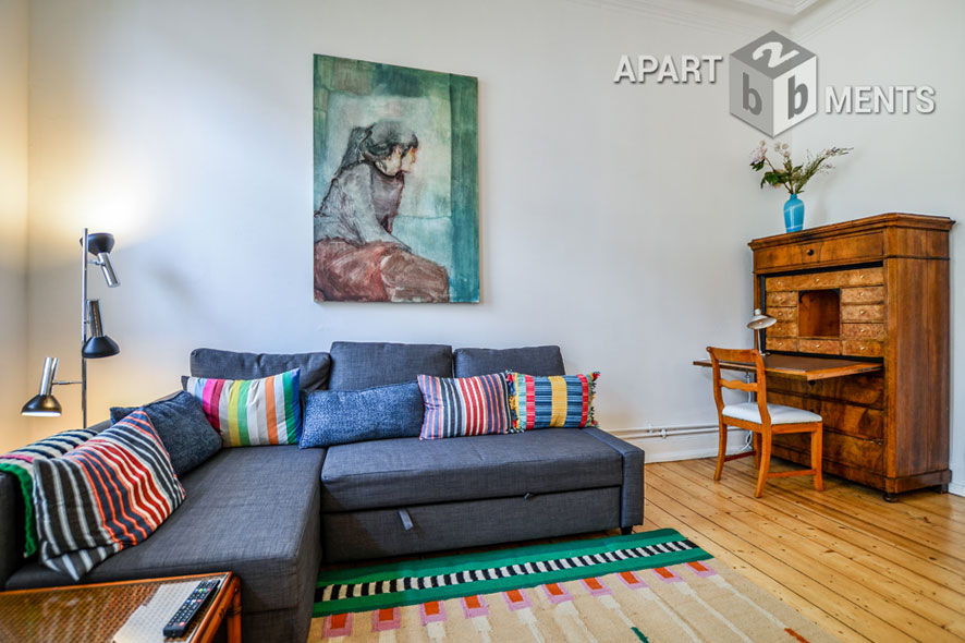 Möblierte 3-Zimmer-Wohnung in Köln-Neustadt-Süd