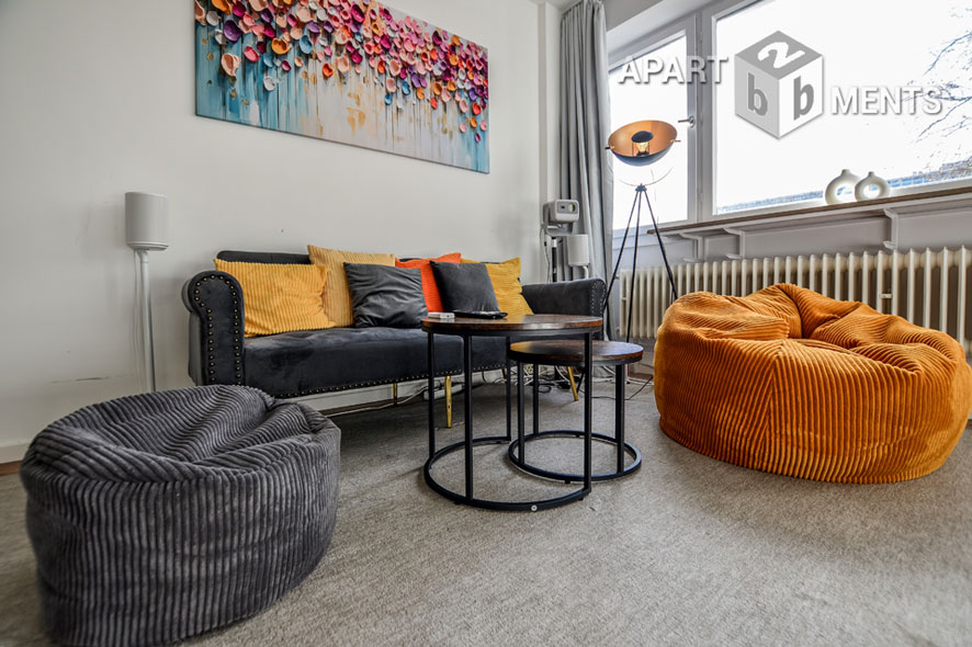 Hochwertig und modern möblierte 1-Zimmer-Wohnung in Köln Altstadt-Süd