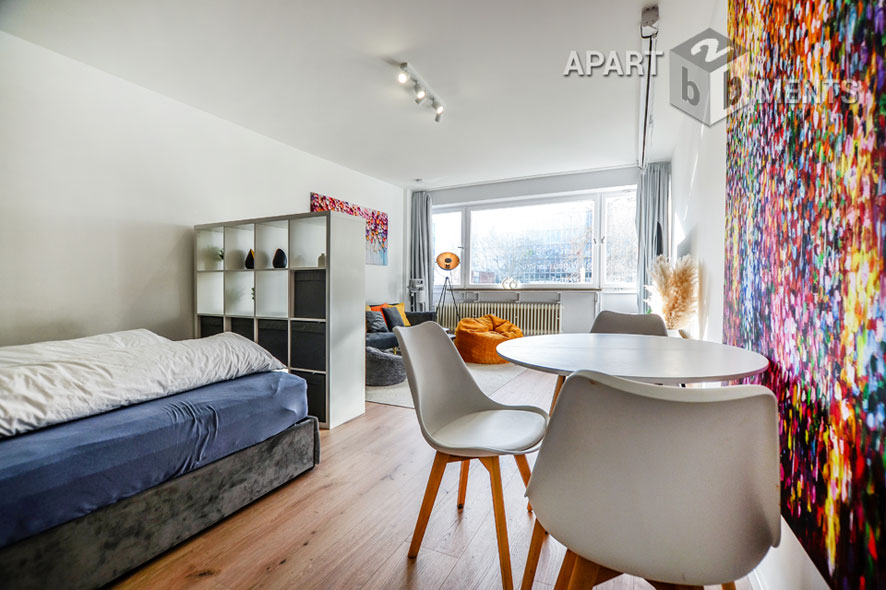 Hochwertig und modern möblierte 1-Zimmer-Wohnung in Köln Altstadt-Süd