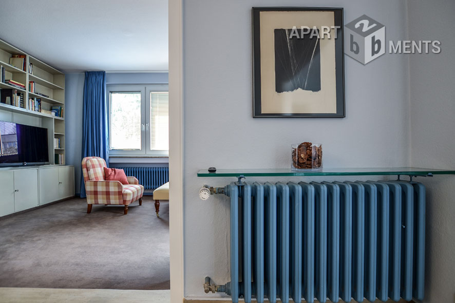 Klassisch möblierte 3-Zimmer-Wohnung mit Balkon in Köln-Sülz