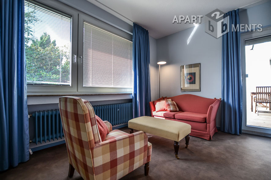 Klassisch möblierte 3-Zimmer-Wohnung mit Balkon in Köln-Sülz