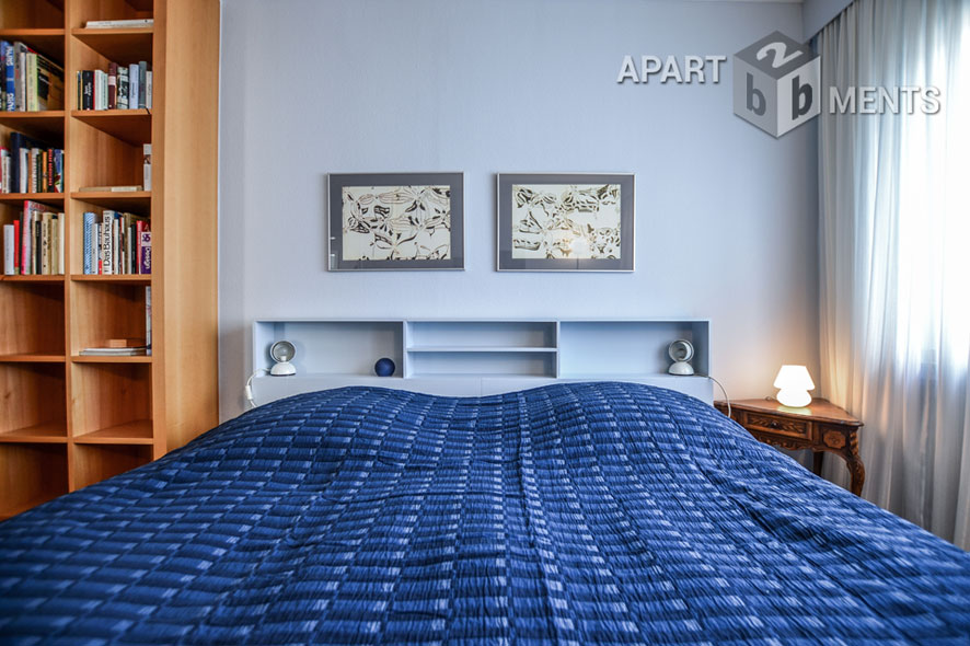 Klassisch möblierte 3-Zimmer-Wohnung mit Balkon in Köln-Sülz