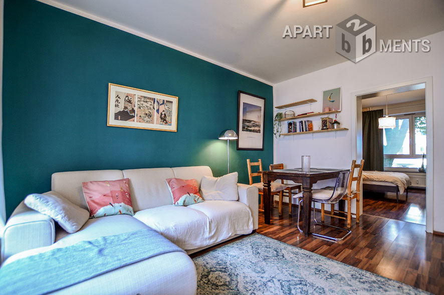 Möblierte 3-Zimmer-Wohnung in Köln-Neu-Ehrenfeld mit Balkon