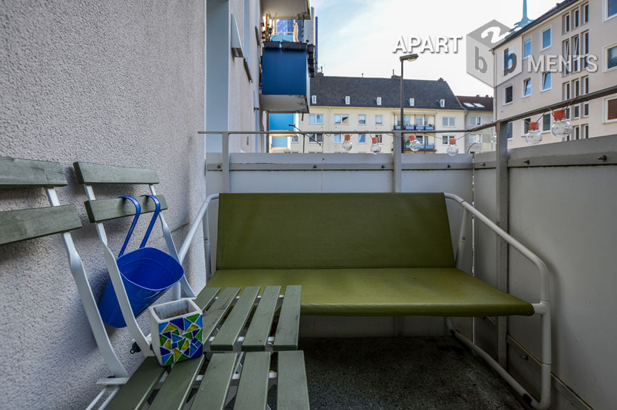 Möblierte 3-Zimmer-Wohnung in Köln-Neu-Ehrenfeld mit Balkon