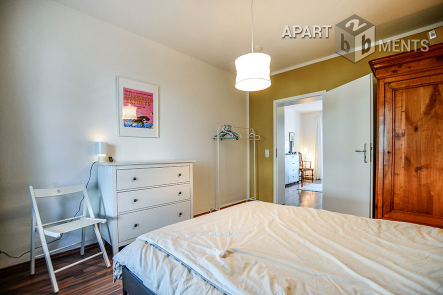 Möblierte 3-Zimmer-Wohnung in Köln-Neu-Ehrenfeld mit Balkon