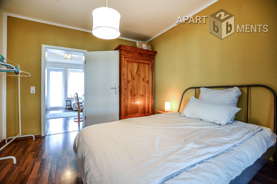 Möblierte 3-Zimmer-Wohnung in Köln-Neu-Ehrenfeld mit Balkon