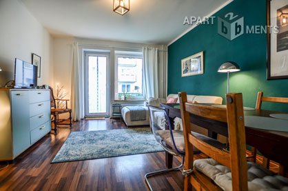 Möblierte 3-Zimmer-Wohnung in Köln-Neu-Ehrenfeld mit Balkon