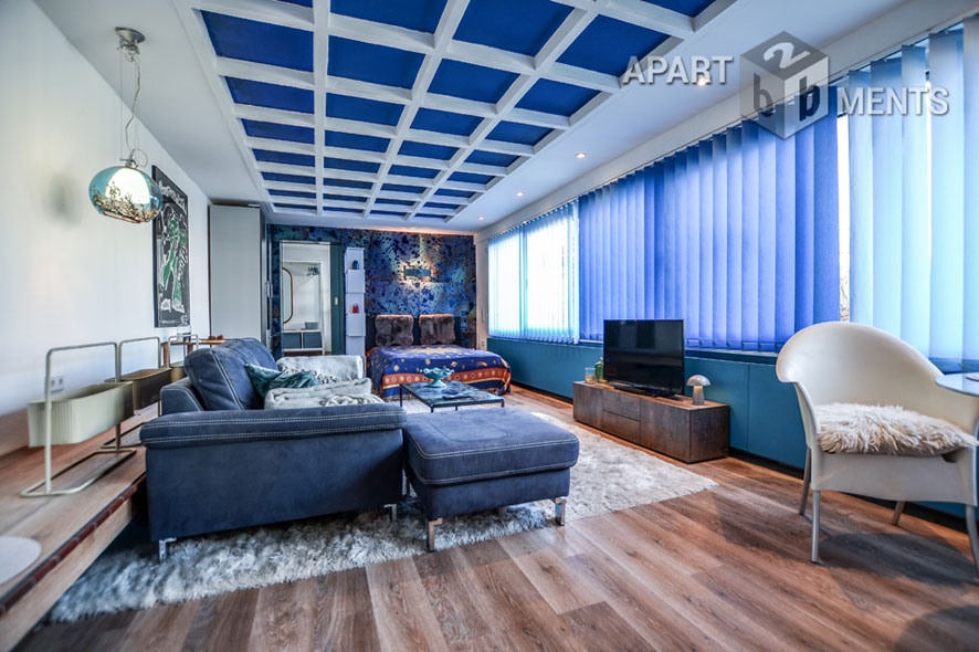 Möblierte Gartenwohnung mit Loft Charakter in Köln-Heimersdorf