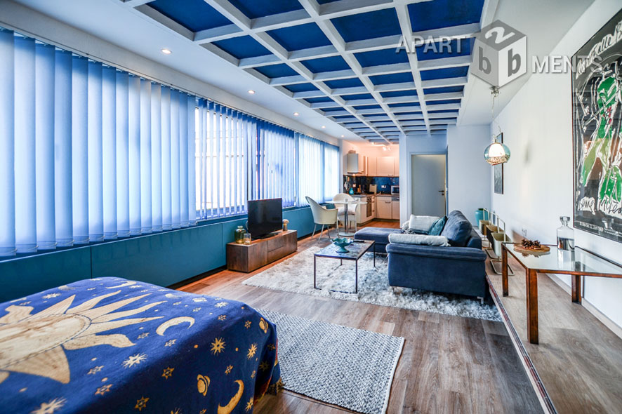 Möblierte Gartenwohnung mit Loft Charakter in Köln-Heimersdorf
