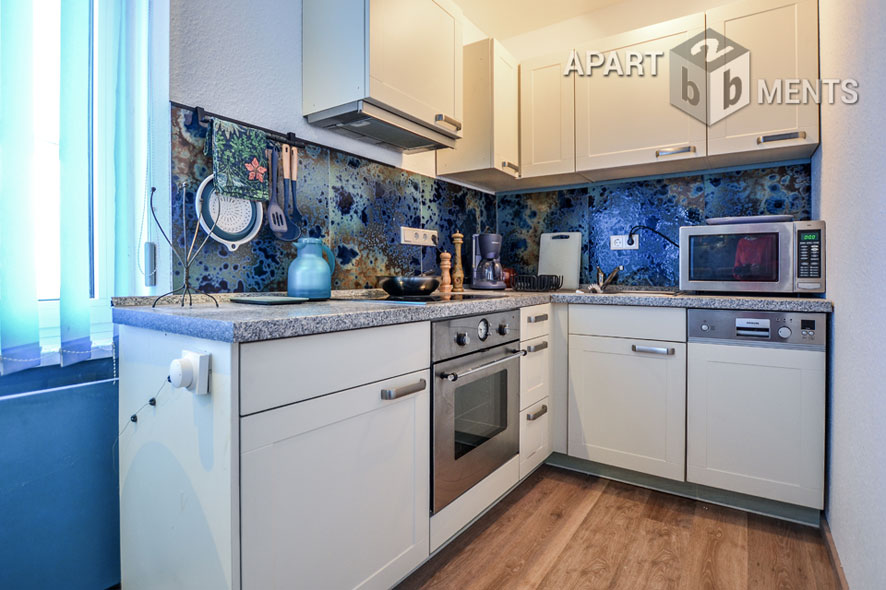 Möblierte Gartenwohnung mit Loft Charakter in Köln-Heimersdorf