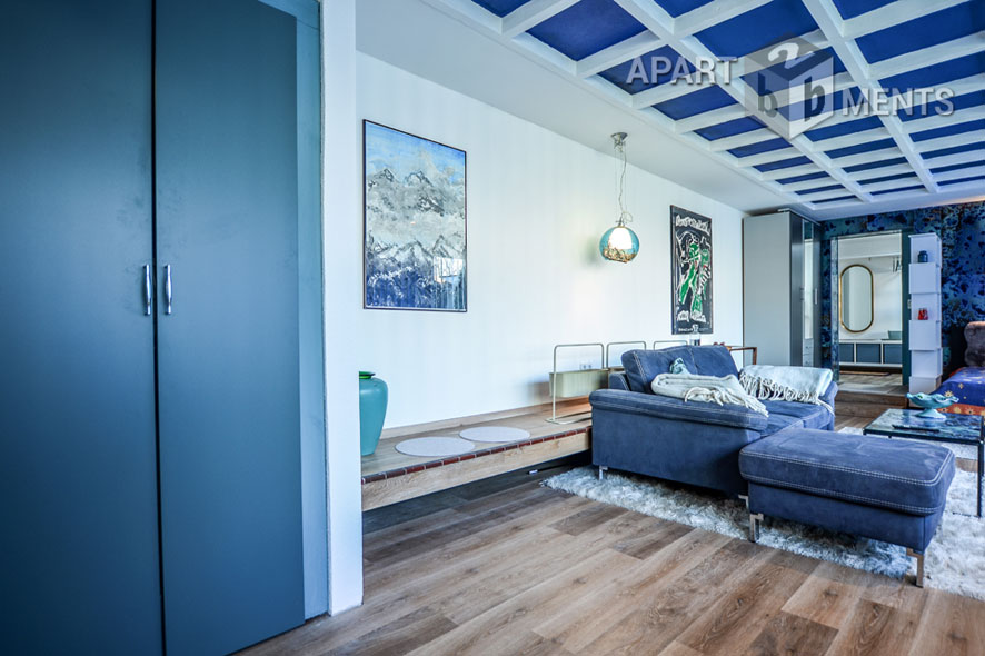 Möblierte Gartenwohnung mit Loft Charakter in Köln-Heimersdorf