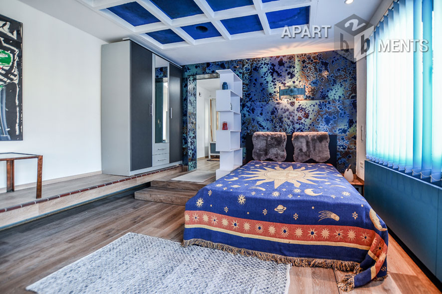 Möblierte Gartenwohnung mit Loft Charakter in Köln-Heimersdorf
