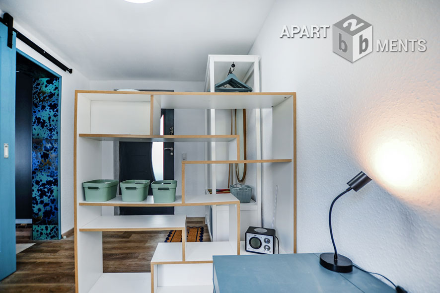 Möblierte Gartenwohnung mit Loft Charakter in Köln-Heimersdorf