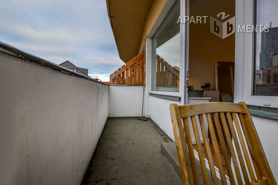 Hochwertig und modern möblierte Wohnung mit Balkon in Köln Neustadt-Nord