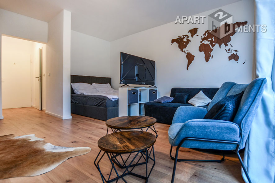 Hochwertig und modern möblierte Wohnung mit Balkon in Köln Neustadt-Nord