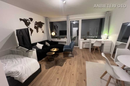 High-quality, modern furnished apartment with balcony in Cologne Neustadt-Nord