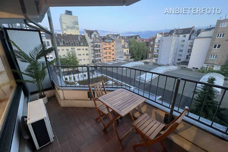 Möbliertes Apartment mit Balkon im Belgischen Viertel in Köln-Neustadt-Nord