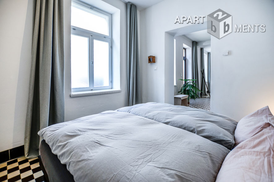 Stilvoll möblierte 2-Zimmer-Wohnung mit eigenem Eingang im Sechzigviertel in Köln-Nippes