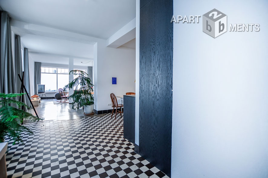 Stilvoll möblierte 2-Zimmer-Wohnung mit eigenem Eingang im Sechzigviertel in Köln-Nippes