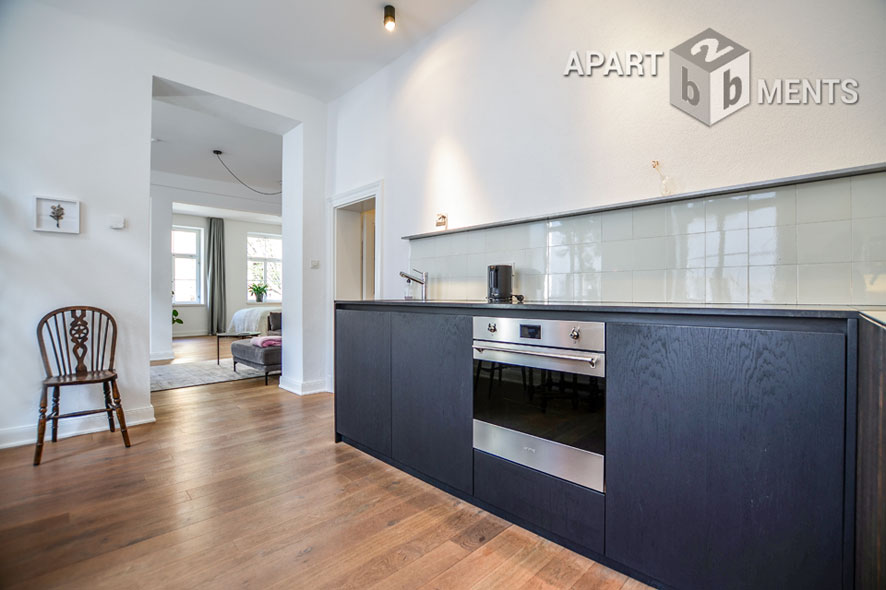High-quality refurbished and furnished 2-room apartment in Cologne-Nippes