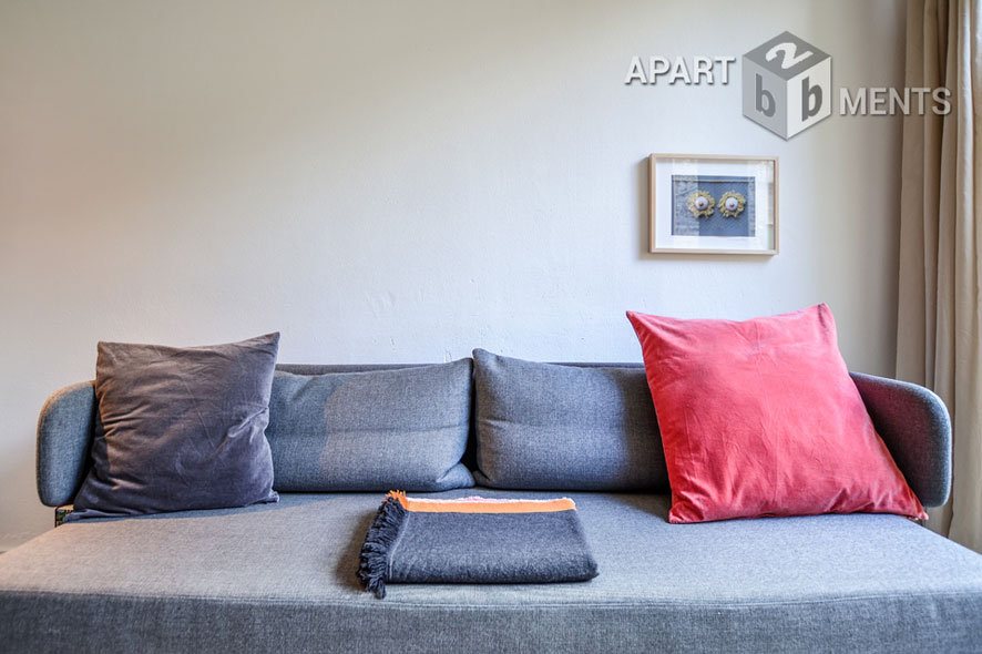 Möblierte 2-Zimmer-Wohnung mit Terrasse und Garten in Köln-Nippes