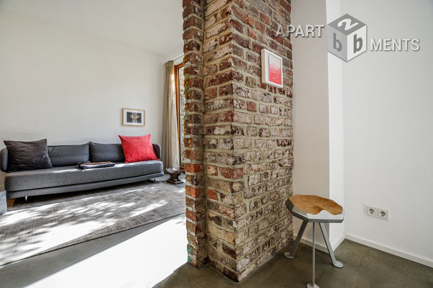 Möblierte 2-Zimmer-Wohnung mit Terrasse und Garten in Köln-Nippes