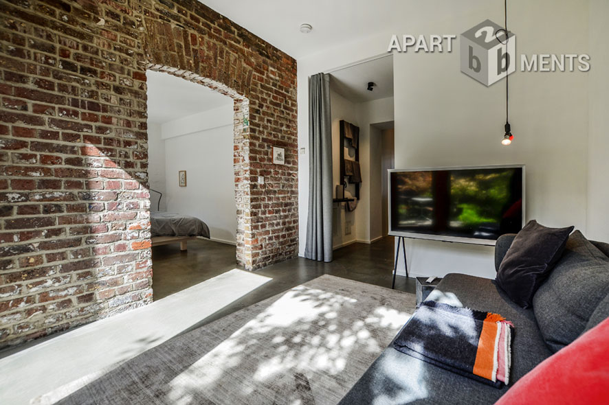 Möblierte 2-Zimmer-Wohnung mit Terrasse und Garten in Köln-Nippes