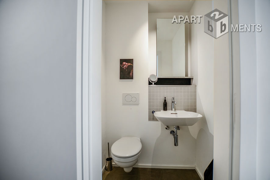 Möblierte 2-Zimmer-Wohnung mit Terrasse und Garten in Köln-Nippes