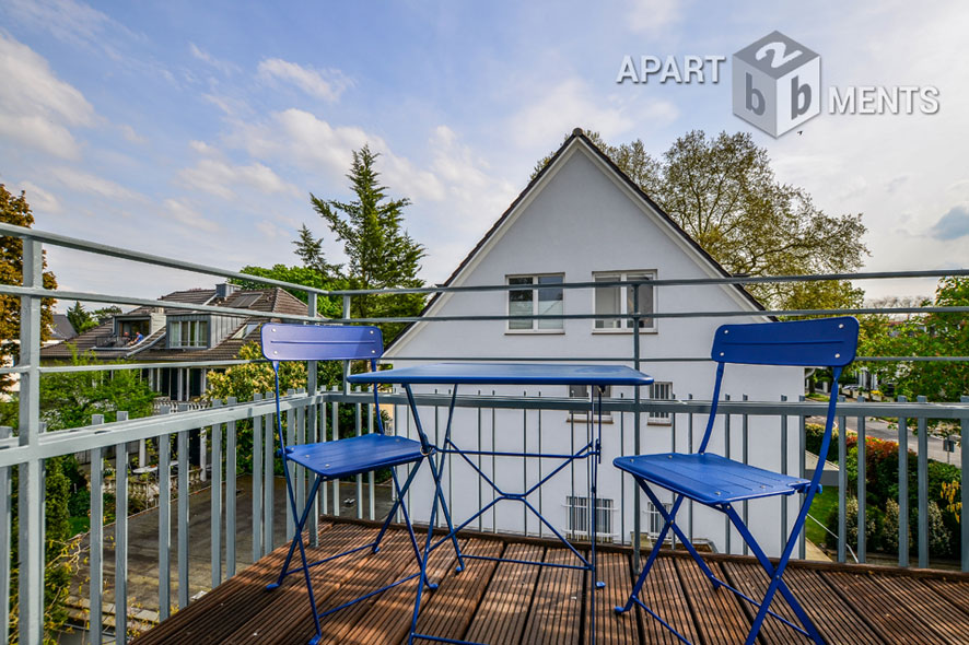 Möblierte 3-Zimmer-Wohnung mit Süd-Balkon in Köln-Marienburg