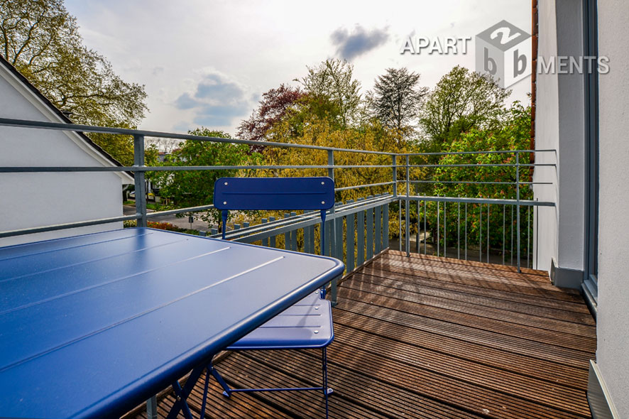 Möblierte 3-Zimmer-Wohnung mit Süd-Balkon in Köln-Marienburg