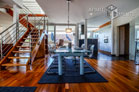 Furnished loft-style duplex with a loggia and a balcony in Cologne-Braunsfeld