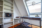 Furnished loft-style duplex with a loggia and a balcony in Cologne-Braunsfeld