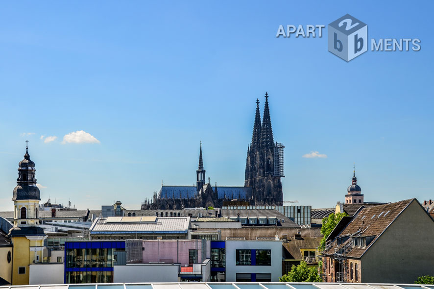 Möblierte und ruhige Maisonette in zentraler Wohnlage in Köln-Altstadt-Nord