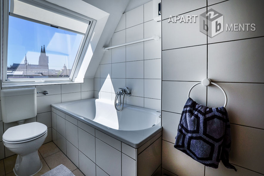 Möblierte und ruhige Maisonette in zentraler Wohnlage in Köln-Altstadt-Nord