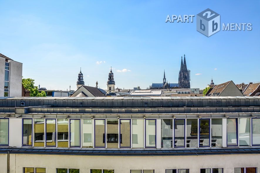Möblierte und ruhige Maisonette in zentraler Wohnlage in Köln-Altstadt-Nord