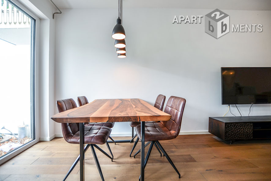 Möblierte 3-Zimmer-Wohnung mit Terrasse und Garten in Köln-Nippes