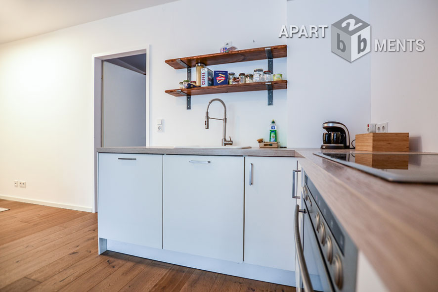 Möblierte 3-Zimmer-Wohnung mit Terrasse und Garten in Köln-Nippes