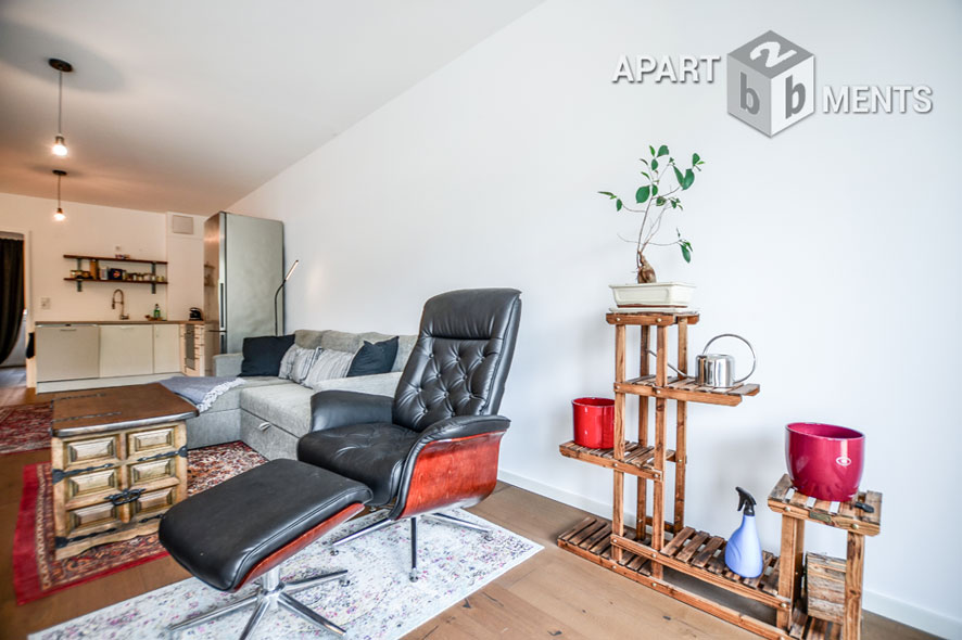 Möblierte 3-Zimmer-Wohnung mit Terrasse und Garten in Köln-Nippes