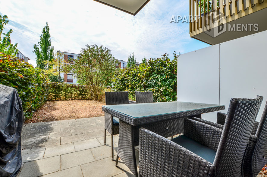 Möblierte 3-Zimmer-Wohnung mit Terrasse und Garten in Köln-Nippes
