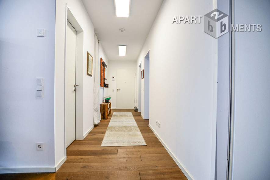 Möblierte 3-Zimmer-Wohnung mit Terrasse und Garten in Köln-Nippes