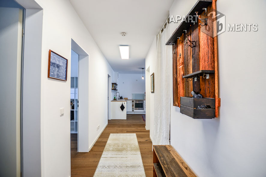 Möblierte 3-Zimmer-Wohnung mit Terrasse und Garten in Köln-Nippes