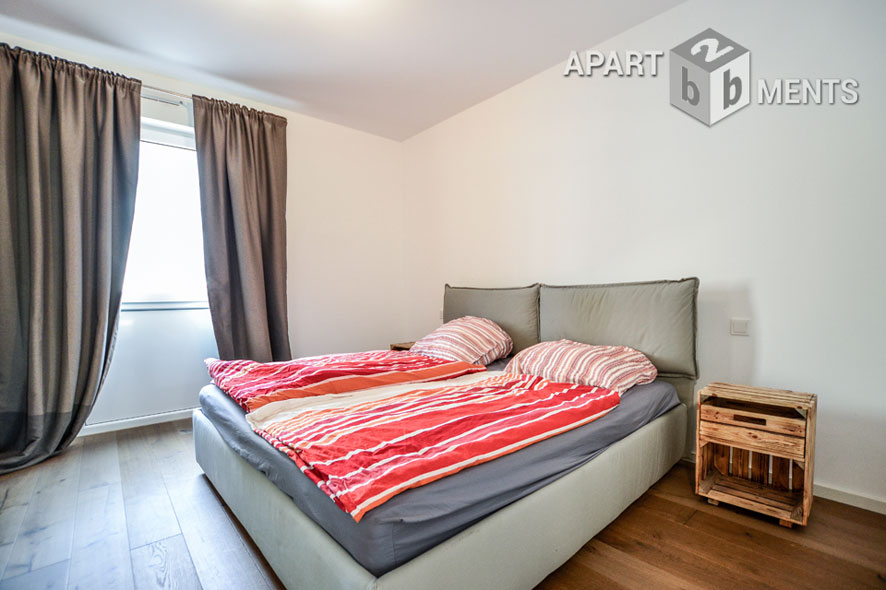 Möblierte 3-Zimmer-Wohnung mit Terrasse und Garten in Köln-Nippes