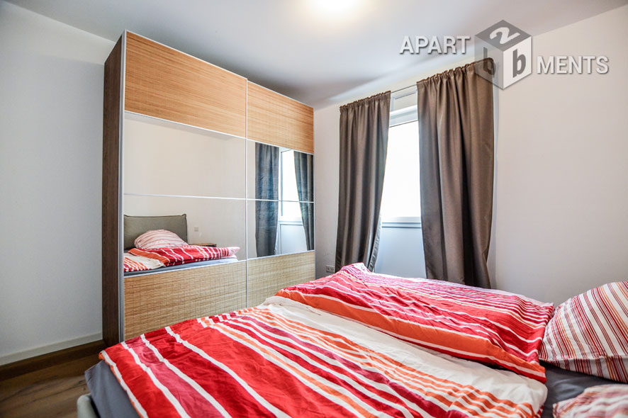Möblierte 3-Zimmer-Wohnung mit Terrasse und Garten in Köln-Nippes