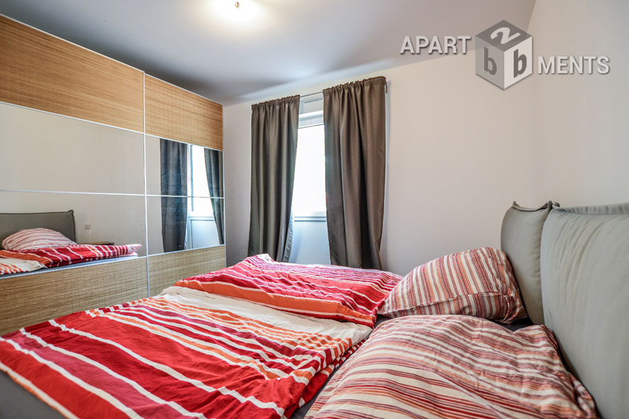 Möblierte 3-Zimmer-Wohnung mit Terrasse und Garten in Köln-Nippes