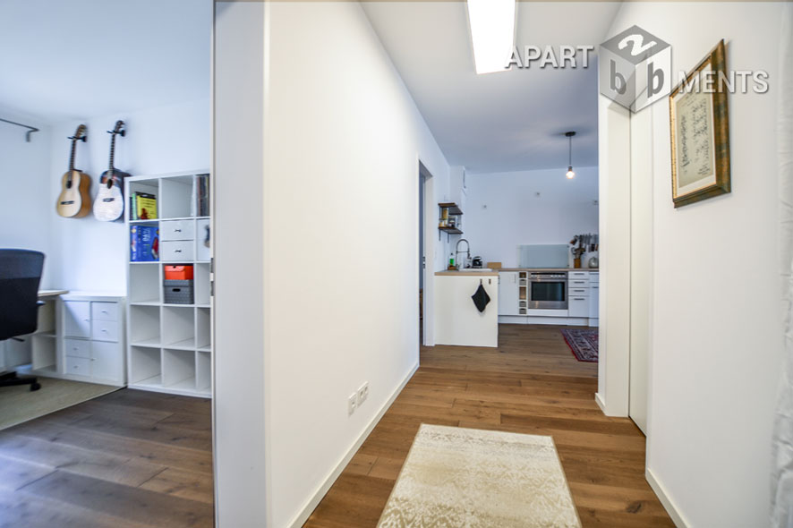 Möblierte 3-Zimmer-Wohnung mit Terrasse und Garten in Köln-Nippes