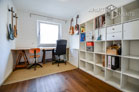 Möblierte 3-Zimmer-Wohnung mit Terrasse und Garten in Köln-Nippes