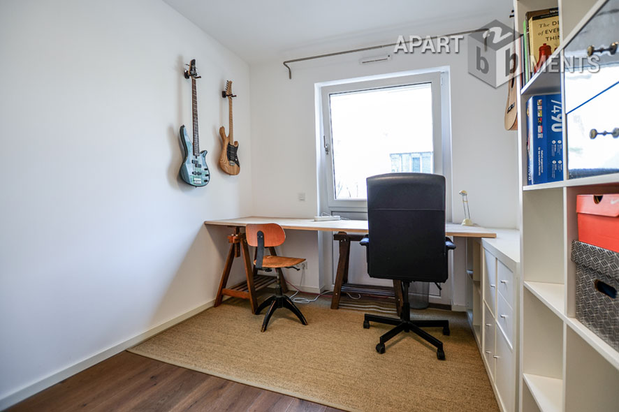 Möblierte 3-Zimmer-Wohnung mit Terrasse und Garten in Köln-Nippes