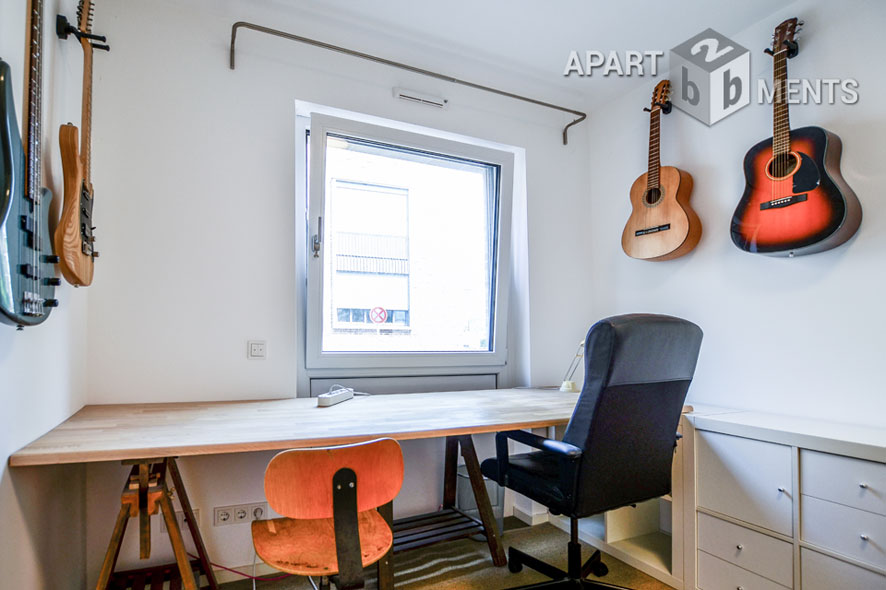 Möblierte 3-Zimmer-Wohnung mit Terrasse und Garten in Köln-Nippes